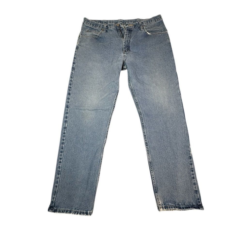 Wrangler 9760WDR Men’s Vintage Jeans 36x32 Straight Leg 90s Workwear - Picture 2 of 8